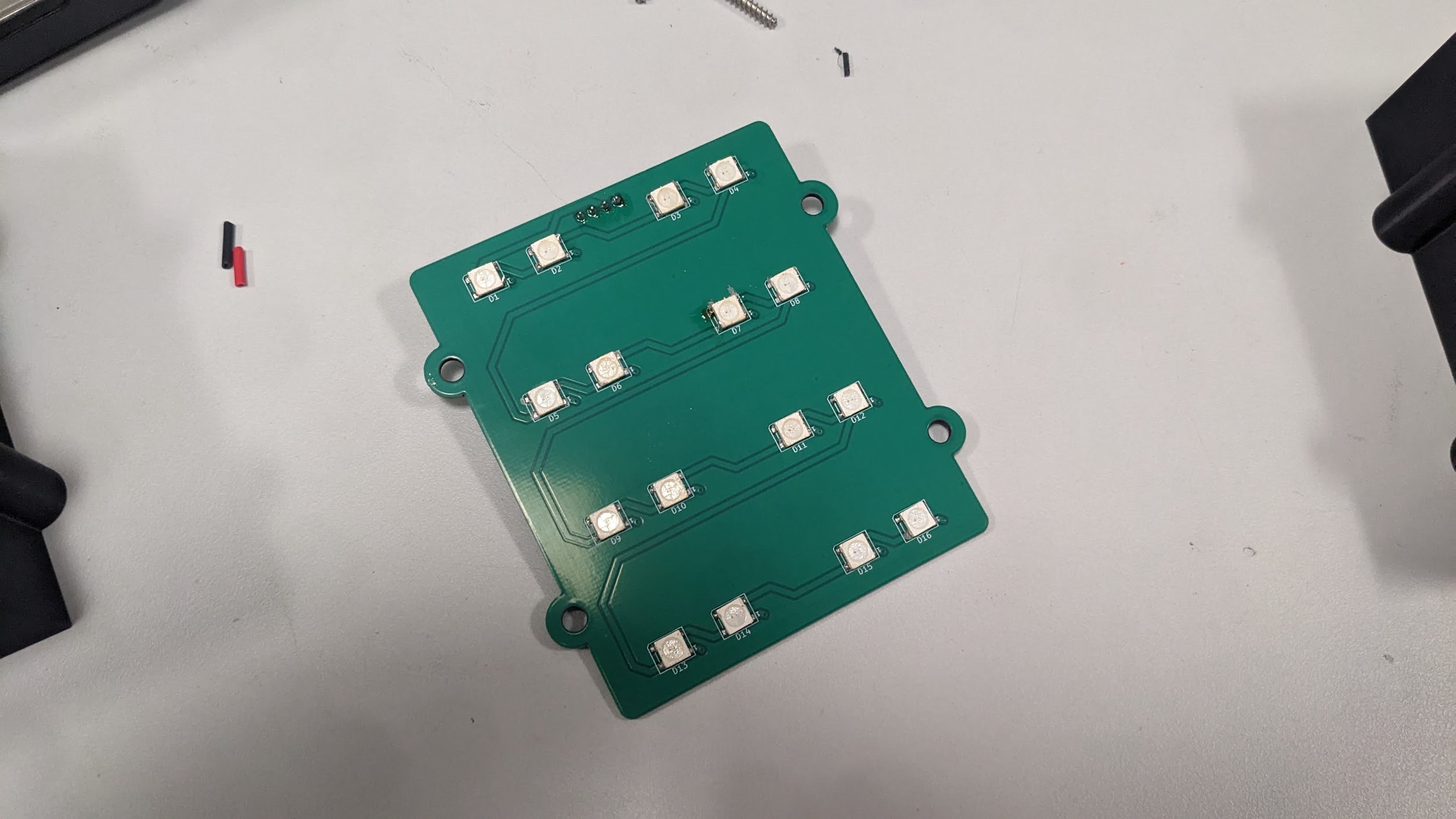 Bottom PCB on desk