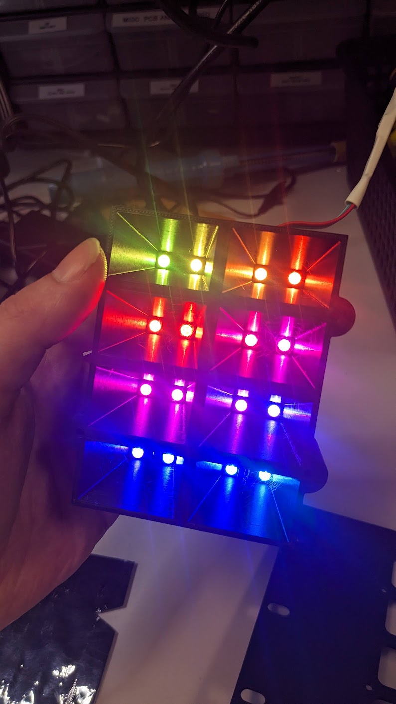 It lights up :P